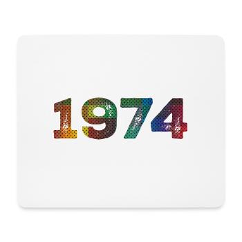 Millésime 1974 - Tapis de souris (format paysage) - blanc - Devant