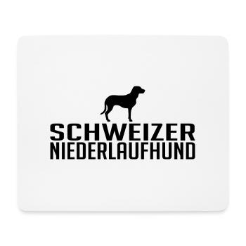 Schweizer Niederlaufhund Hunderasse Hund Hunde - Mousepad (Querformat) - Weiß - Vorne