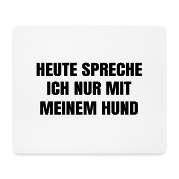 Hund Dog - Mousepad (Querformat) - Weiß - Vorne