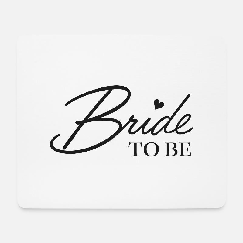 Bride to be - Mouse Pad (horizontal) - white