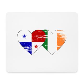 Panama Ireland flag used - Mouse Pad (horizontal) - white - Front