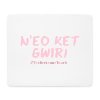 N eo ket gwir - Tapis de souris (format paysage) - blanc - Devant