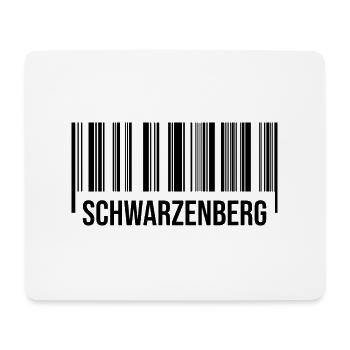 Erzgebirge Schwarzenberg Strichcode - Mousepad (Querformat) - Weiß - Vorne