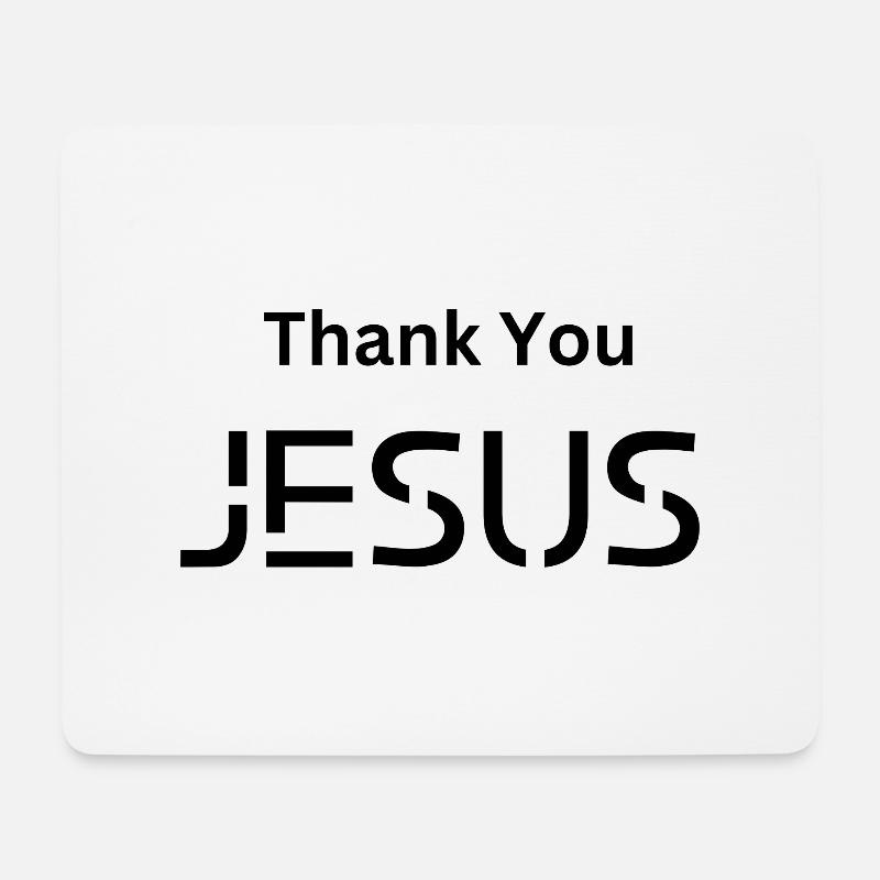 Thank You - Mouse Pad (horizontal) - white