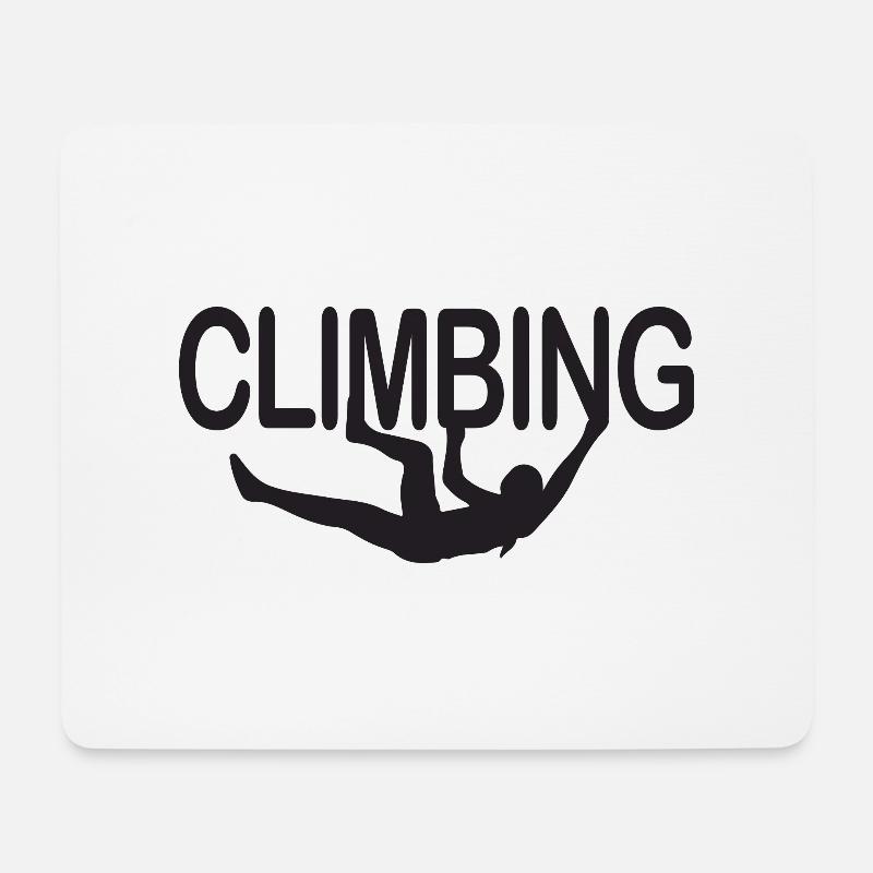 Rock Climbing - Mouse Pad (horizontal) - white