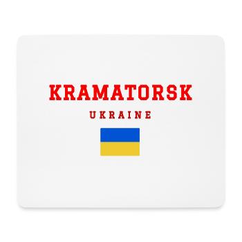 Kramatorsk Ukraine - Mousepad (Querformat) - Weiß - Vorne