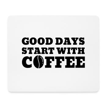 Coffee Coffee Cup Caffeine Gift Coffee Bean - Mouse Pad (horizontal) - white - Front