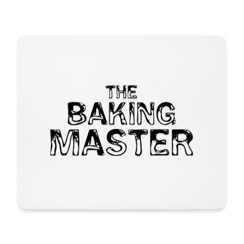 The BAKING MASTER T-shirts for Man and Women's - Mousepad (Querformat) - Weiß - Vorne