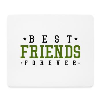 best friends forever - Mouse Pad (horizontal) - white - Front