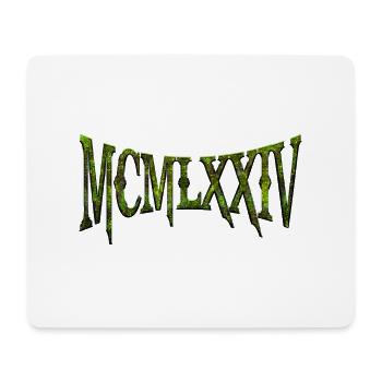 MCMLXXIV 1974 50. Geburtstag B-Day Geburtstagsgeschenk - Mousepad (Querformat) - Weiß - Vorne