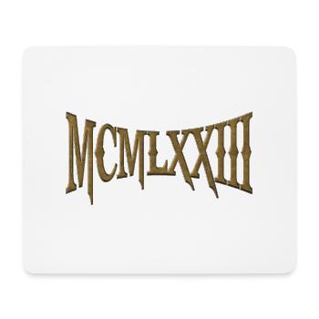 MCMLXXIII 1973 50. Geburtstag B-Day Geburtstagsgeschenk - Mousepad (Querformat) - Weiß - Vorne