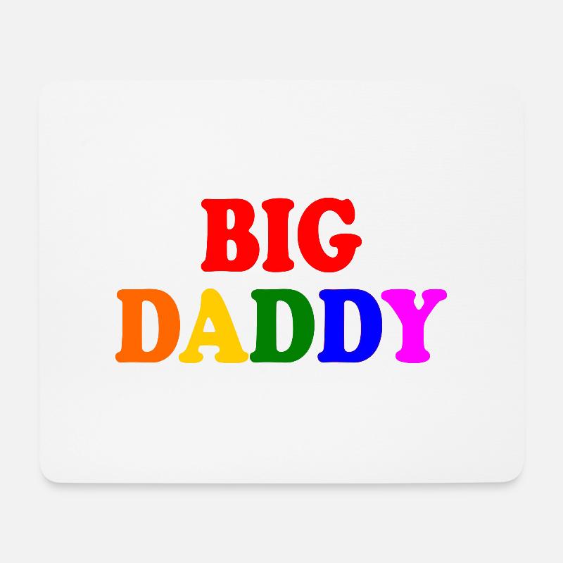 Big daddy - Tapis de souris (format paysage) - blanc