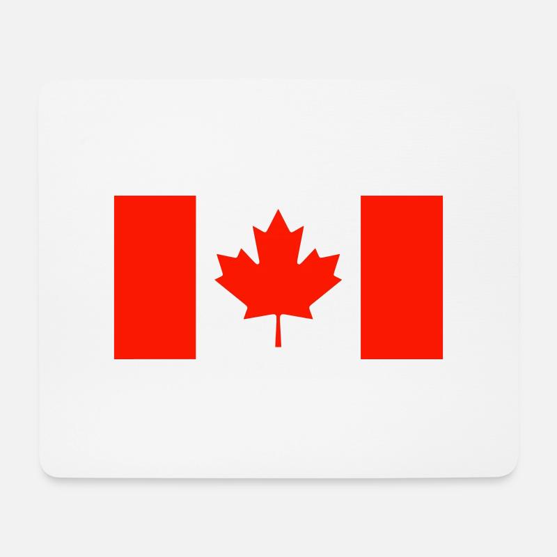 Canada (flag) - Mouse Pad (horizontal) - white