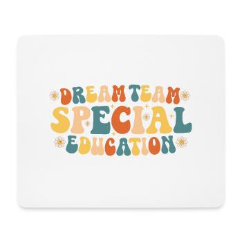 Équipe de rêve en éducation spécialisée - Tapis de souris (format paysage) - blanc - Devant