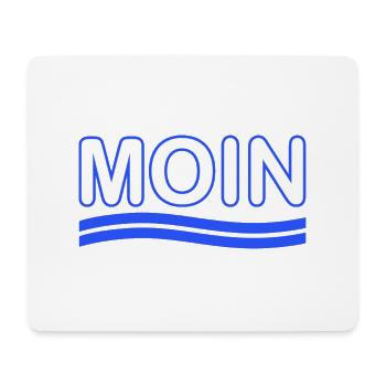 Moin - Mousepad (Querformat) - Weiß - Vorne