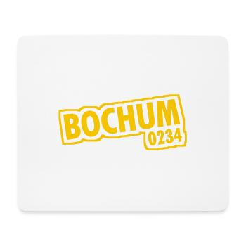 Bochum - 0234 - Dialling Code - NRW - Ruhrpott - Mouse Pad (horizontal) - white - Front