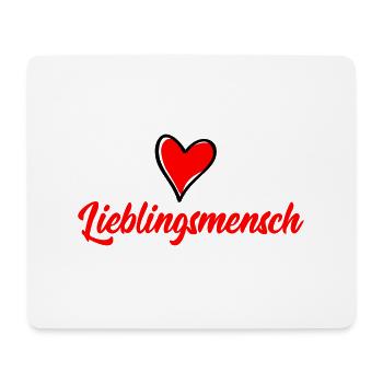 Favorite person - Mouse Pad (horizontal) - white - Front