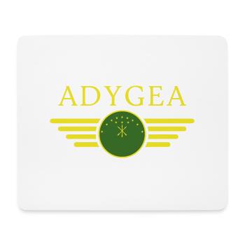 J’aime Adygea, T-shirt design de style élégance - Tapis de souris (format paysage) - blanc - Devant