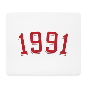 Sport year of birth 1991 - Mouse Pad (horizontal) - white - Front
