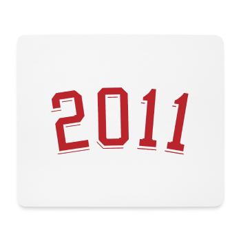 Année de naissance sport 2011 - Tapis de souris (format paysage) - blanc - Devant