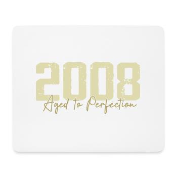 Original 2008 Retro 2008 Geburtstagsgeschenk 2008 - Mousepad (Querformat) - Weiß - Vorne