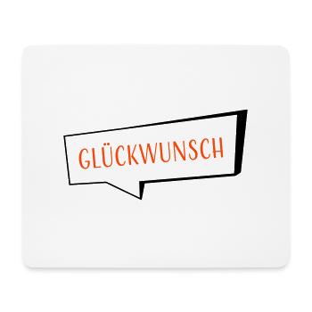 Congratulations two-tone - Mouse Pad (horizontal) - white - Front