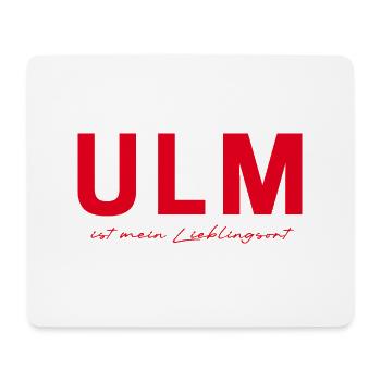 Ulm T-Shirt – Perfekt für Fans - Mousepad (Querformat) - Weiß - Vorne