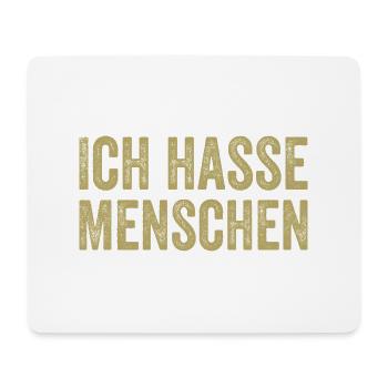 I hate people - Mouse Pad (horizontal) - white - Front