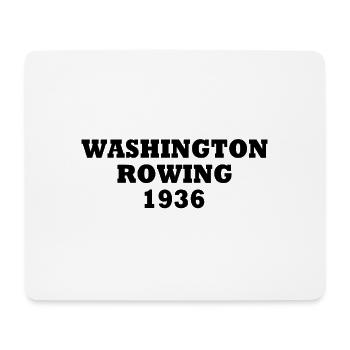 Washington Rowing 1936 - Rowing - Rowers - Skull - Mouse Pad (horizontal) - white - Front