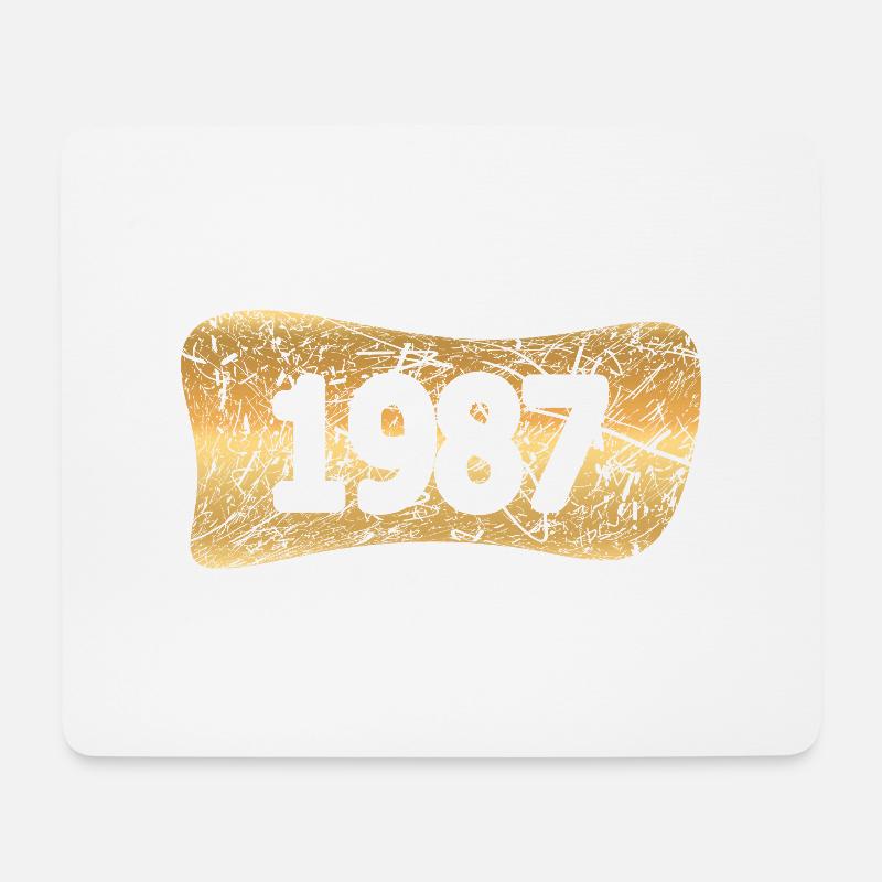 Goldbarrren 1987 - Mousepad (Querformat) - Weiß