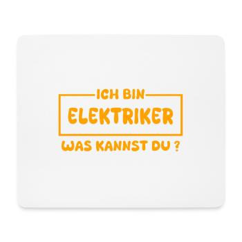 Geschenk für Elektriker - Mousepad (Querformat) - Weiß - Vorne