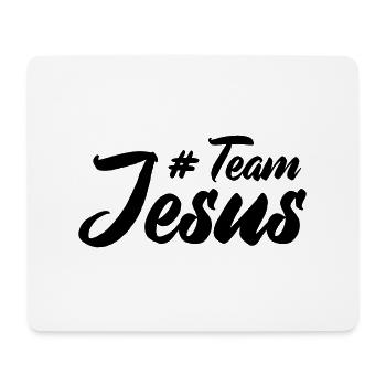 Team Jesus - Mouse Pad (horizontal) - white - Front