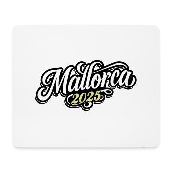 Mallorca 2025 - Mousepad (Querformat) - Weiß - Vorne