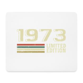 Nées en 1973 anniversaire 1973 Vintage 1973 - Tapis de souris (format paysage) - blanc - Devant