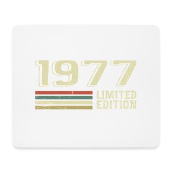 Born In 1977 Birthday 1977 Vintage 1977 - Mouse Pad (horizontal) - white - Front