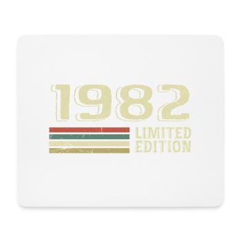 Born in 1982 Birthday 1982 Vintage 1982 - Mouse Pad (horizontal) - white - Front