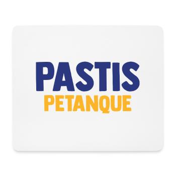 PASTIS PETANQUE Camping Apéro Vacances Beauf - Tapis de souris (format paysage) - blanc - Devant