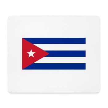 Cuba Drapeau - Tapis de souris (format paysage) - blanc - Devant