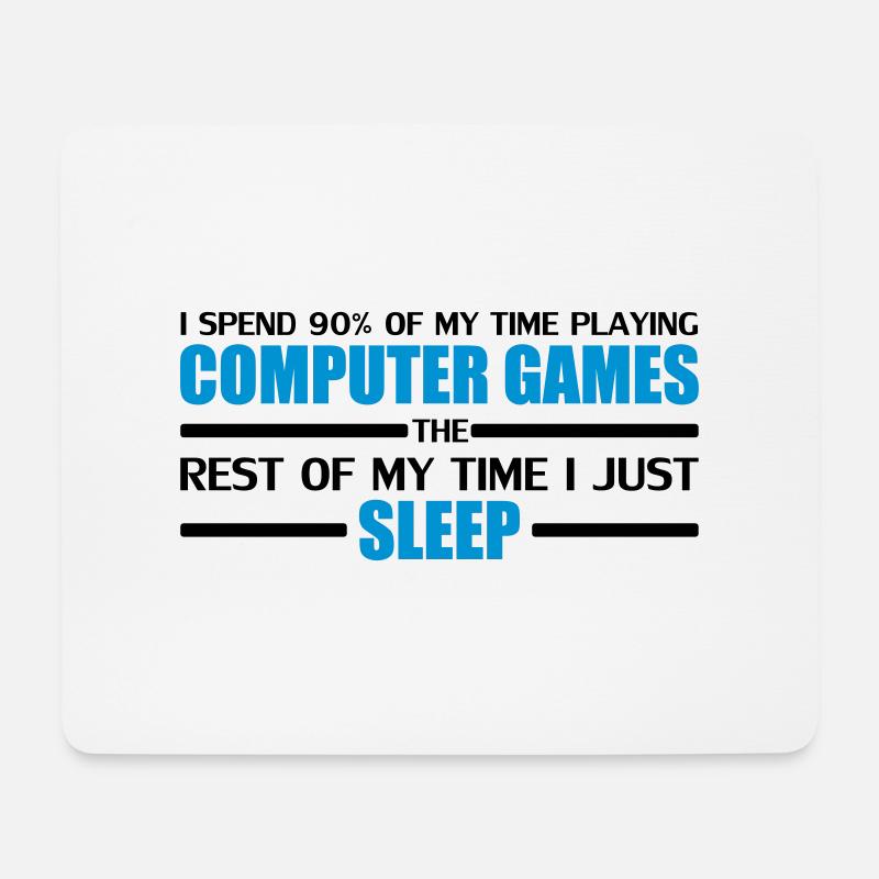 Computer Games - Mouse Pad (horizontal) - white