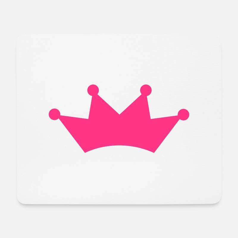 crown - Mousepad (Querformat) - Weiß