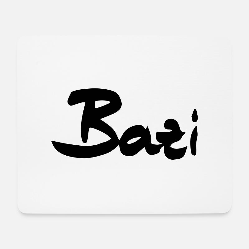 Bazi - Mousepad (Querformat) - Weiß