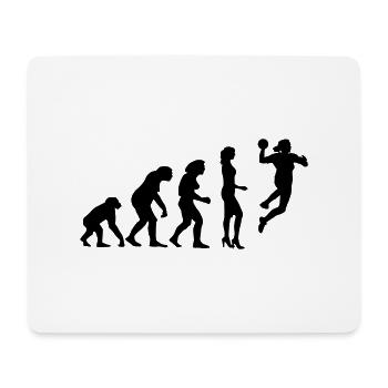 evolution_handball_spielerin_c_1c - Tapis de souris (format paysage) - blanc - Devant