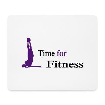 fitness - Mousepad (Querformat) - Weiß - Vorne