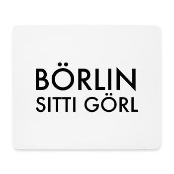Berlin - Mouse Pad (horizontal) - white - Front