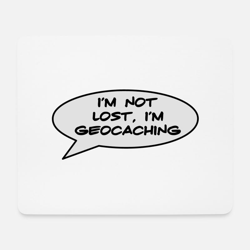 Geocaching - Mouse Pad (horizontal) - white