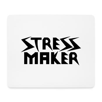 Stress Maker - Tapis de souris (format paysage) - blanc - Devant