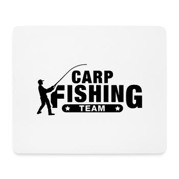 carp_fishing_team___f1 - Mousepad (Querformat) - Weiß - Vorne