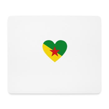 Guyane français-guyanais cadeau - Tapis de souris (format paysage) - blanc - Devant