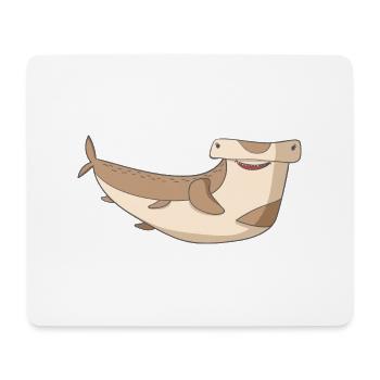 Hammerhead Shark Funny - Mouse Pad (horizontal) - white - Front