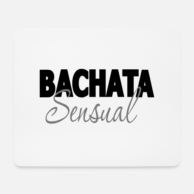 Bachata Sensual - Bachata Dance Shirt - Mousepad (Querformat) - Weiß